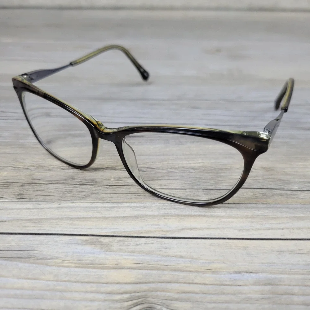 Trina Turk Eyeglasses Frames Lillia BLCK Black Tortoise Cat Eye Women‎ 53-16-135